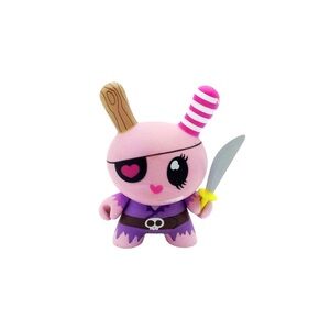 Kidrobot Dunny Series 5 Pirate Clutter Magazine 3” Designer Vinyl Art Toy + Box